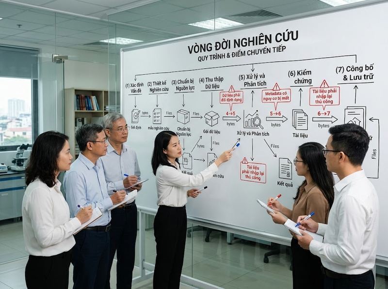 Bản đồ công nghệ nghiên cứu giúp kết nối công cụ với từng giai đoạn