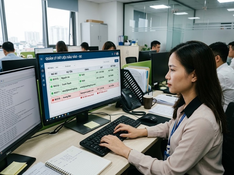 Chuẩn hóa dữ liệu khi thu thập để giảm lỗi xử lý về sau