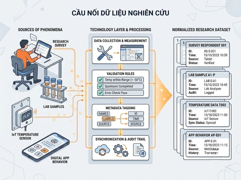 Hiểu công nghệ thu thập dữ liệu nghiên cứu và phạm vi ứng dụng