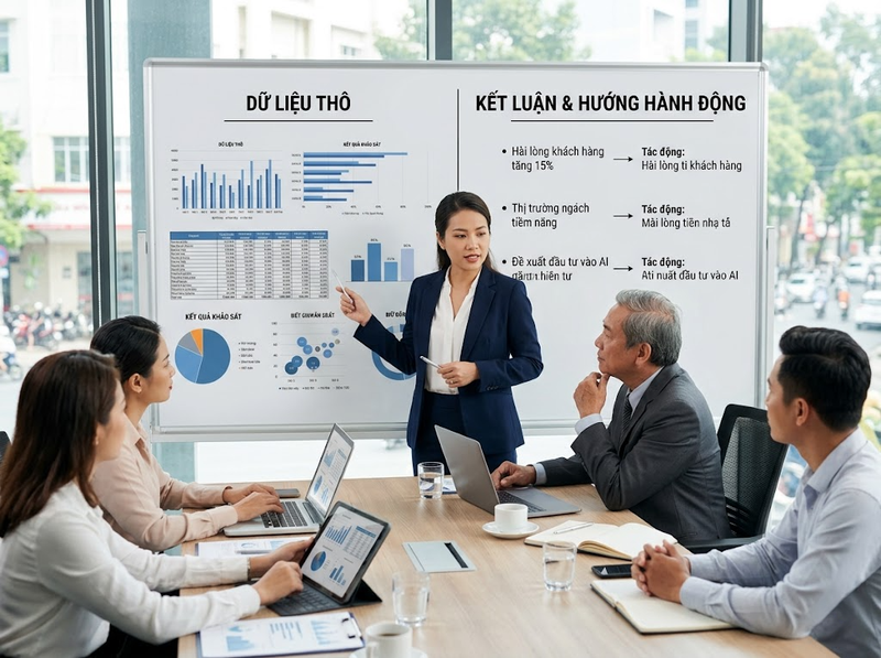 Diễn giải kết quả nghiên cứu sao cho người ra quyết định dễ sử dụng