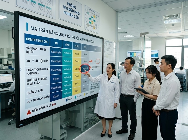 Duy trì năng lực nghiên cứu khi đội ngũ có biến động nhân sự