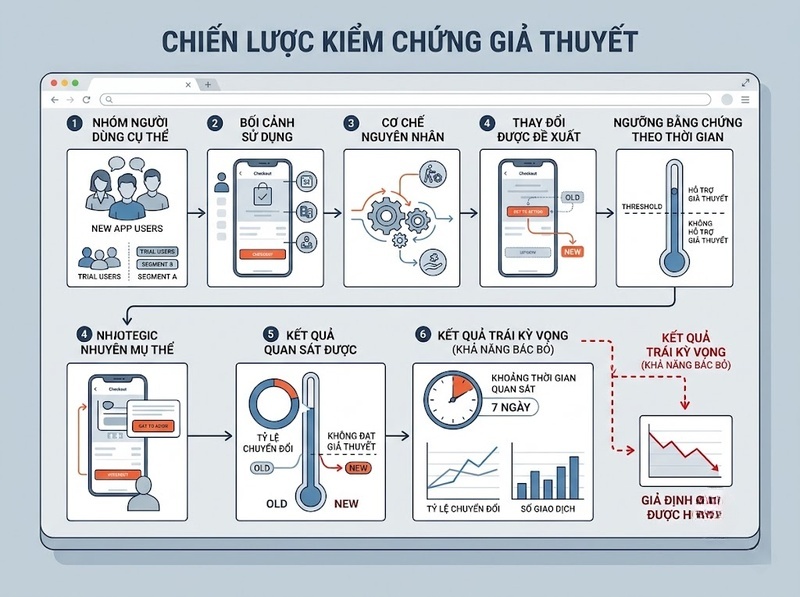 Xây dựng giả thuyết đổi mới có thể kiểm chứng như thế nào?