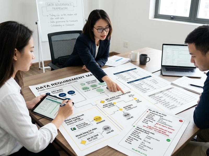 Kiểm tra tính đầy đủ dữ liệu ngay khi thu thập để tránh thiếu trường