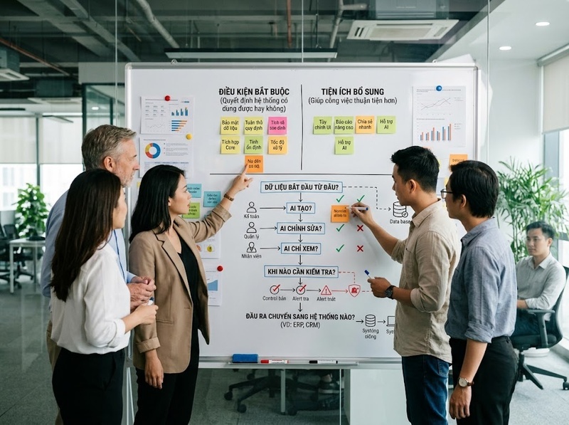 Lựa chọn hệ thống nghiên cứu theo nhu cầu, quy trình và khả năng tích hợp
