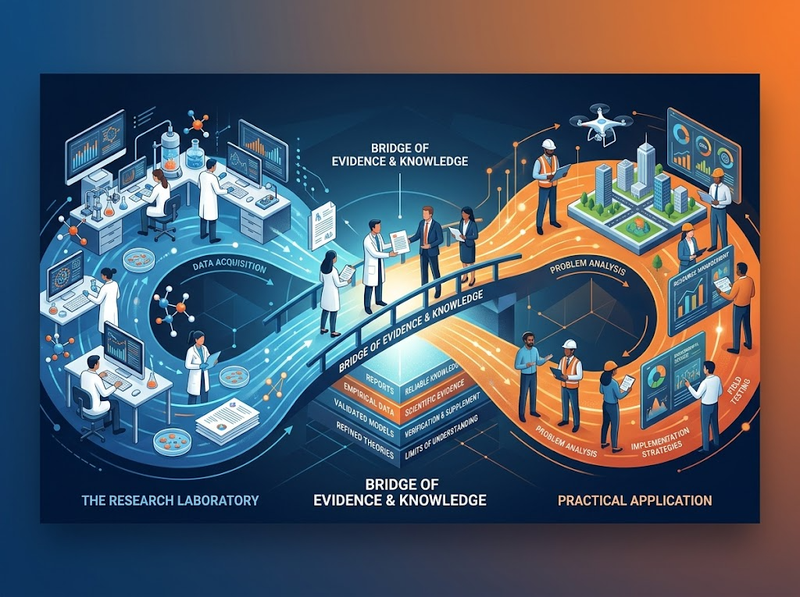 Mục đích nghiên cứu khoa học hướng đến tạo tri thức và giải quyết vấn đề