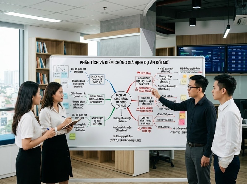 Nghiên cứu tính khả thi đổi mới cần đánh giá những yếu tố nào?