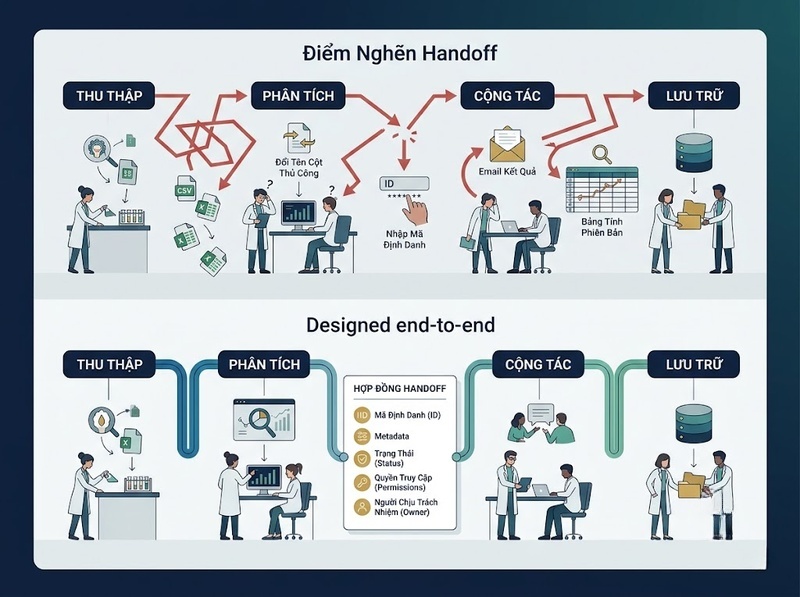 Sai lầm tích hợp công nghệ nghiên cứu khiến vòng đời bị gián đoạn