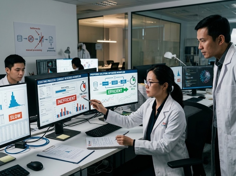 Thay thế công cụ nghiên cứu khi xuất hiện những dấu hiệu nào?