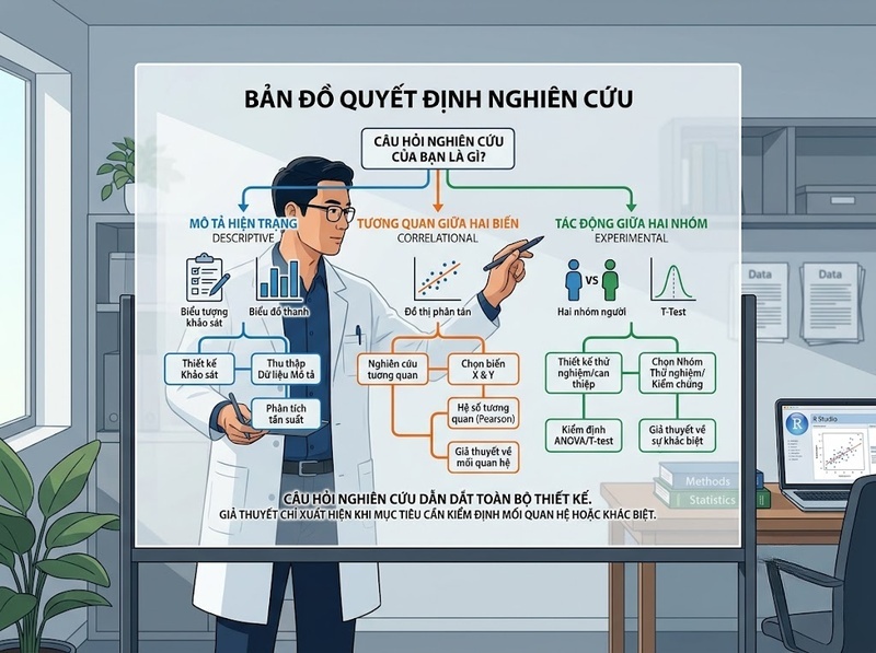 Hiểu thiết kế nghiên cứu định lượng và cách tổ chức đo lường dữ liệu