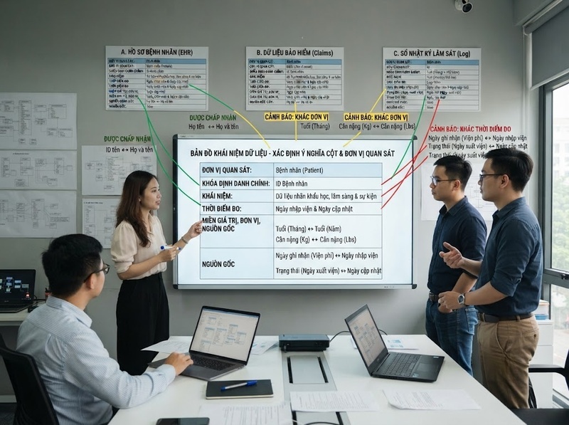 Tích hợp dữ liệu nghiên cứu trước phân tích mà không làm mất ngữ nghĩa