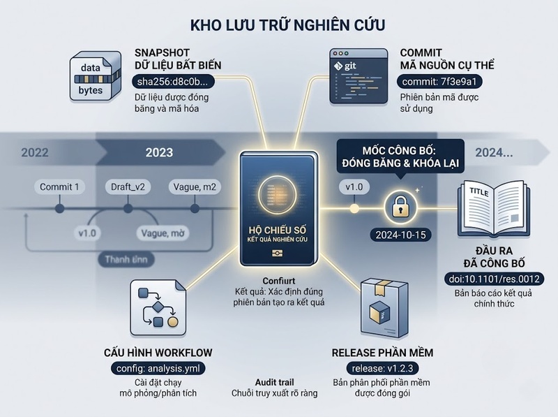 Tính liên tục công nghệ nghiên cứu được duy trì bằng những cơ chế nào?