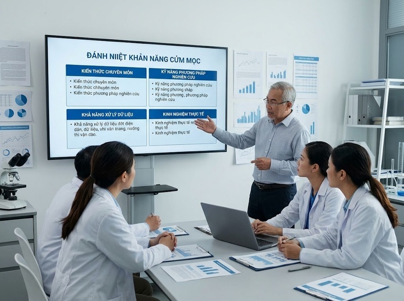 Xác định nhu cầu năng lực nghiên cứu theo yêu cầu hoạt động
