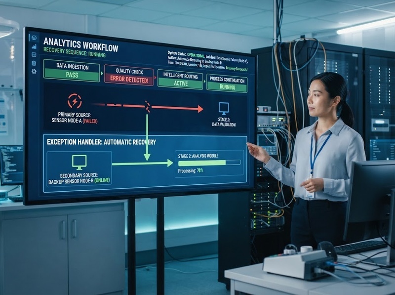 Xử lý ngoại lệ trong tự động hóa nghiên cứu mà không gián đoạn workflow