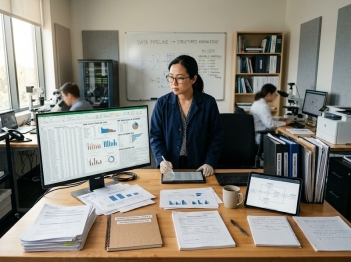 Vai trò xử lý dữ liệu trong quy trình nghiên cứu