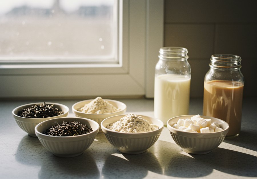 pha trà sữa cần những gì