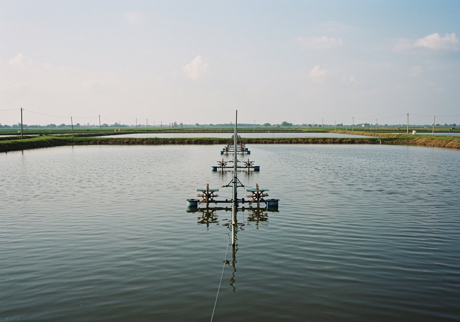 xử lý ao nuôi tôm thẻ chân trắng